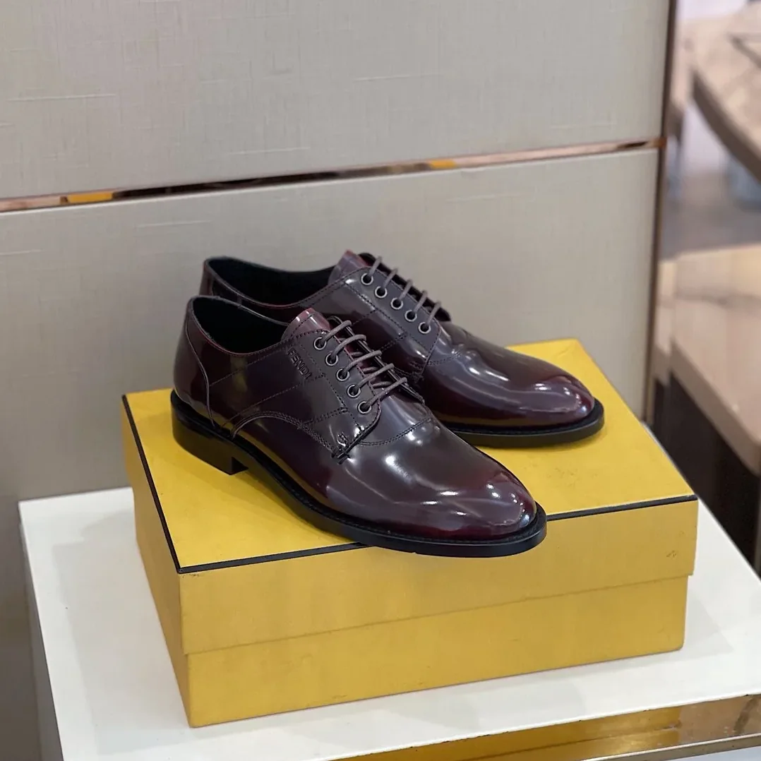 Fendi Force Dark Brown Shoes