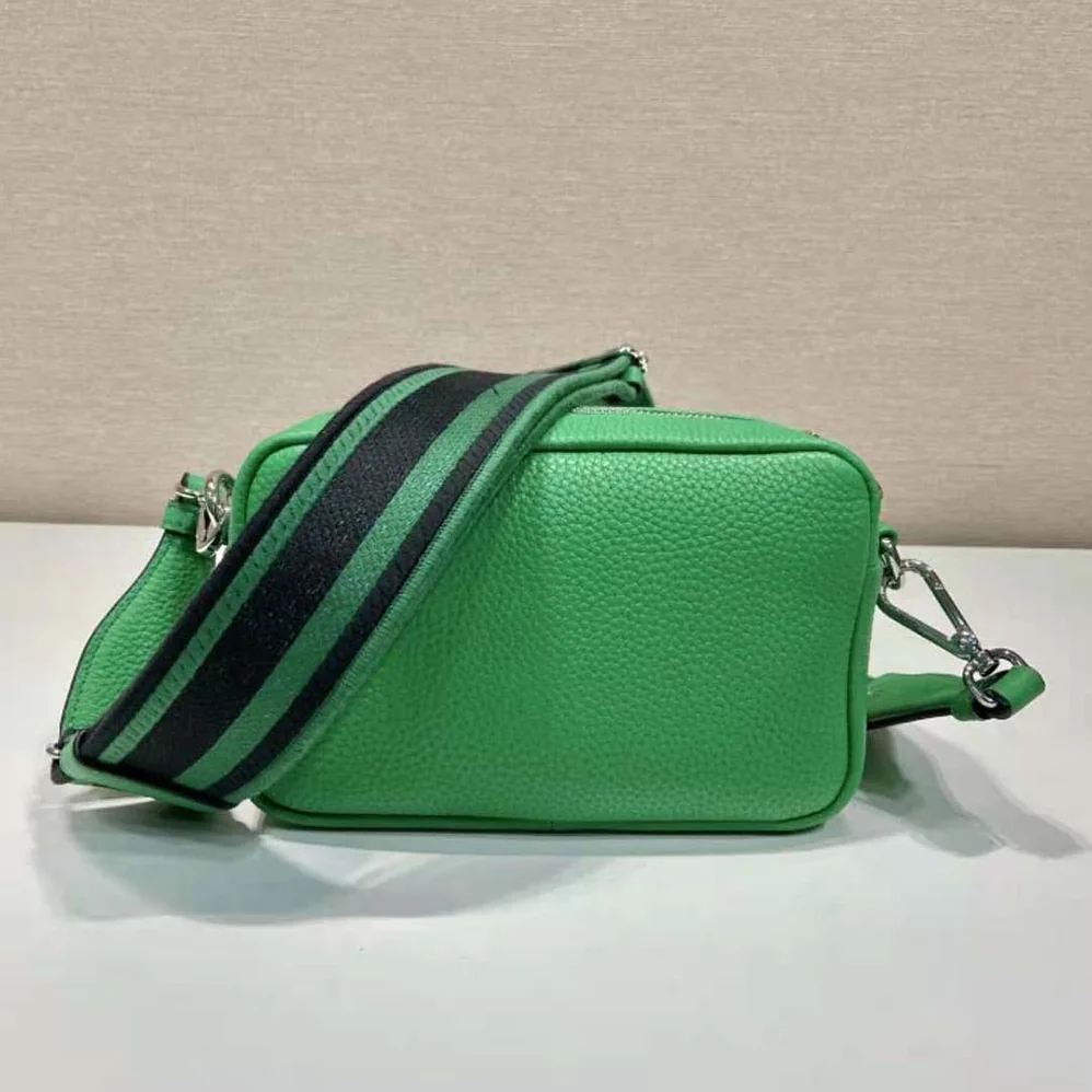 Prada Small Leather Bag for Women in Green