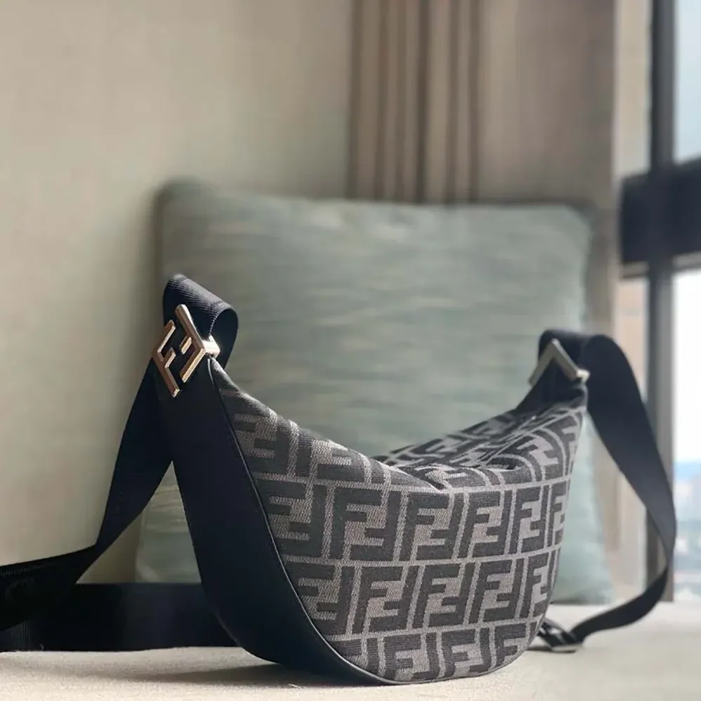 Fendi FF Jacquard Fendi Melon Small FF Bag for Unisex Fendi FF Jacquard Fendi Melon Small FF Bag for Unisex