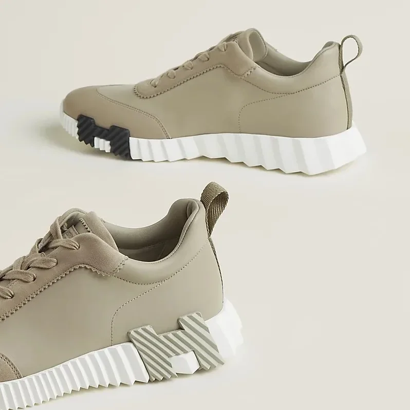Hermes Bouncing Sneakers Beige Esquisse