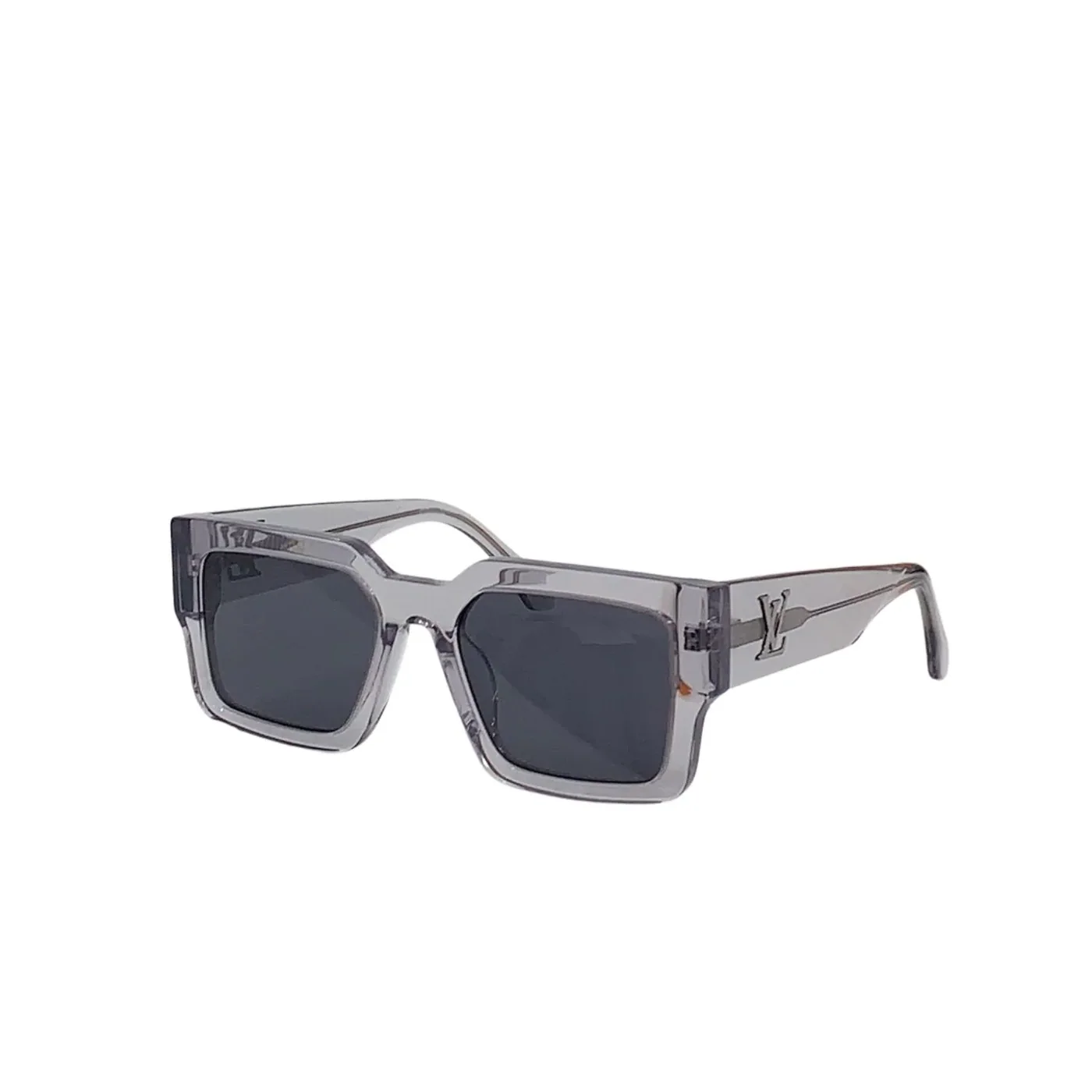 Louis Vuitton Square Millionaires Sunglasses Grey With Silver Logo