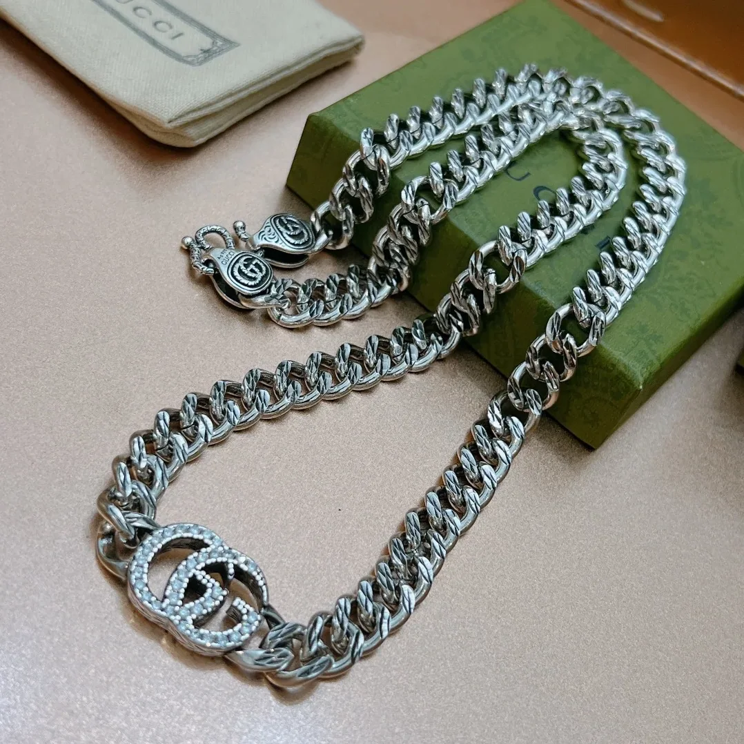 Gucci Necklace Chain Silver Gucci Necklace Chain Silver