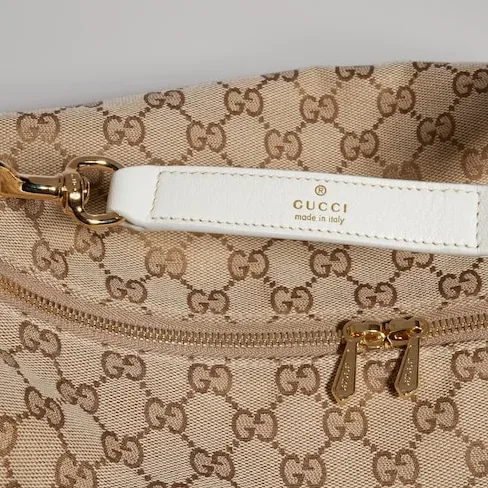 Gucci Brera Medium Crossbody Bag / Sand/ Dark Brown Gold Hardware A00B4O FAFV9 9664 Gucci Brera Medium Crossbody Bag / Sand/ Dark Brown Gold Hardware A00B4O FAFV9 9664