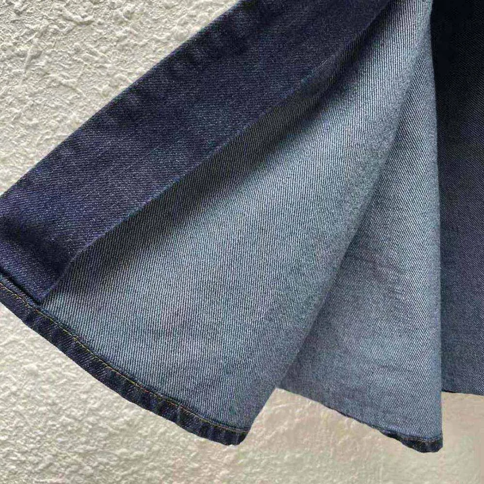 Dior Couture Denim Mid-Length Skirt with Straps Deep Blue Cotton Denim for Women Dior Couture Denim Mid-Length Skirt with Straps Deep Blue Cotton Denim for Women