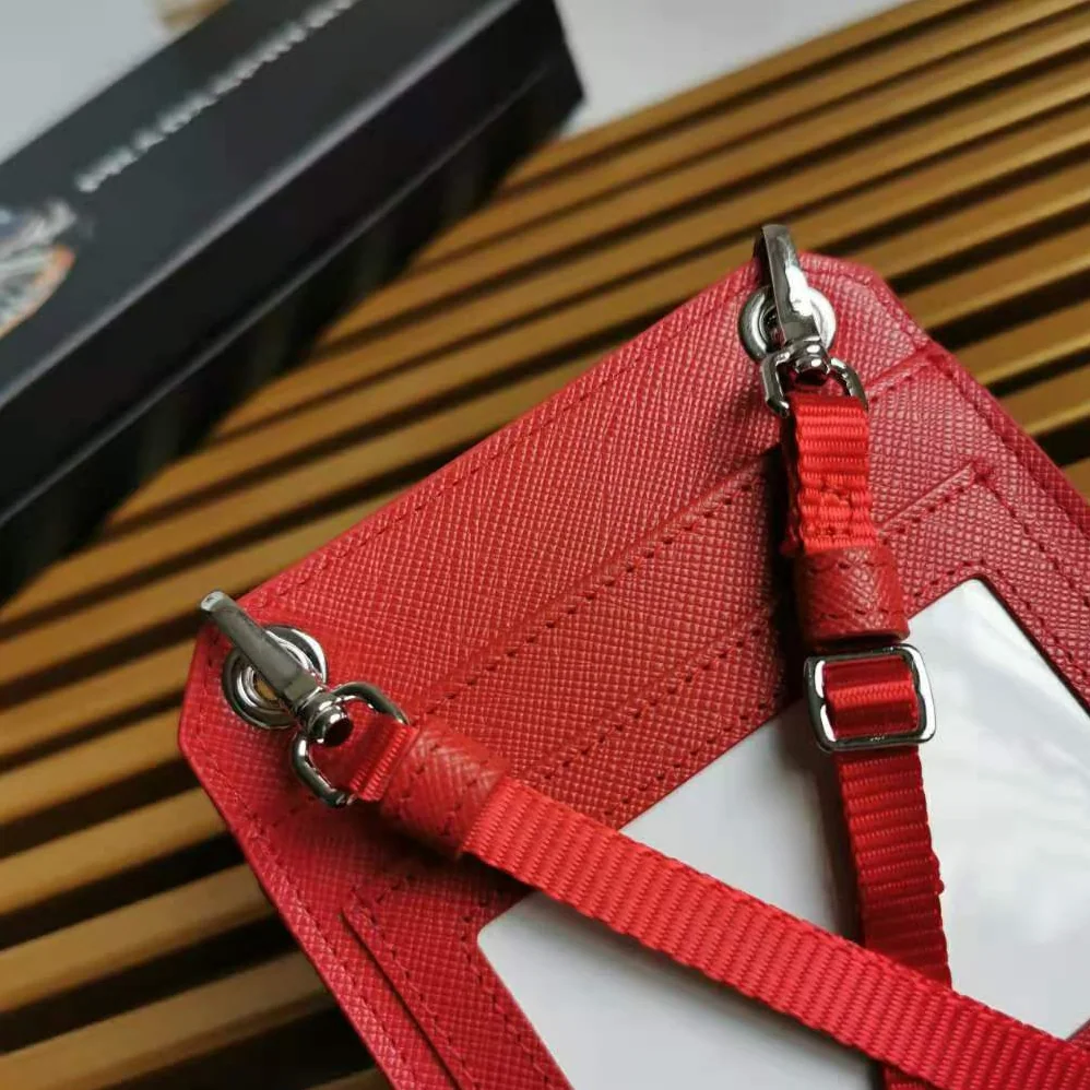 Prada Saffiano Leather Smartphone Case for Men in Red Prada Saffiano Leather Smartphone Case for Men in Red
