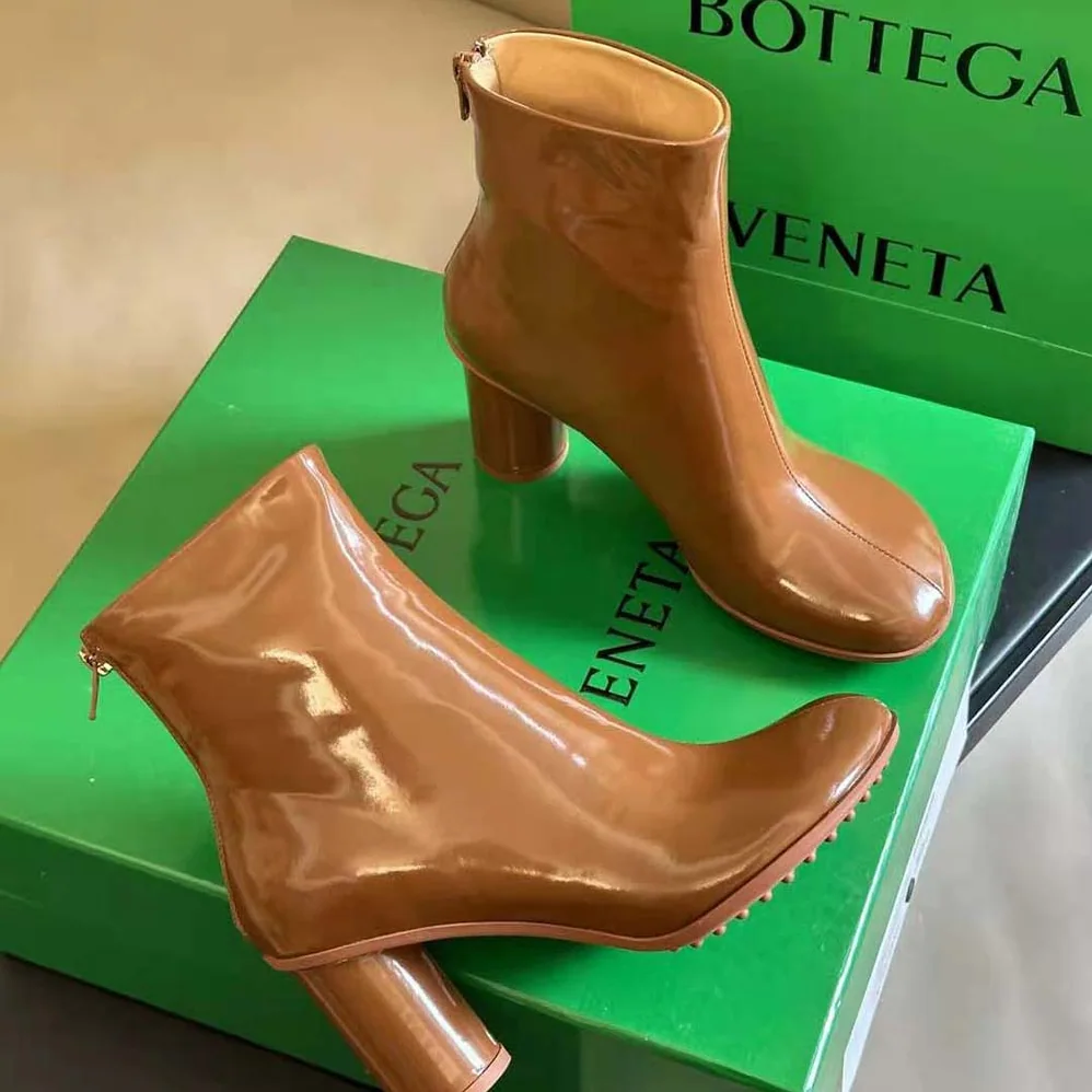 Bottega Veneta Atomic Ankle Boot for Women in Brown Bottega Veneta Atomic Ankle Boot for Women in Brown
