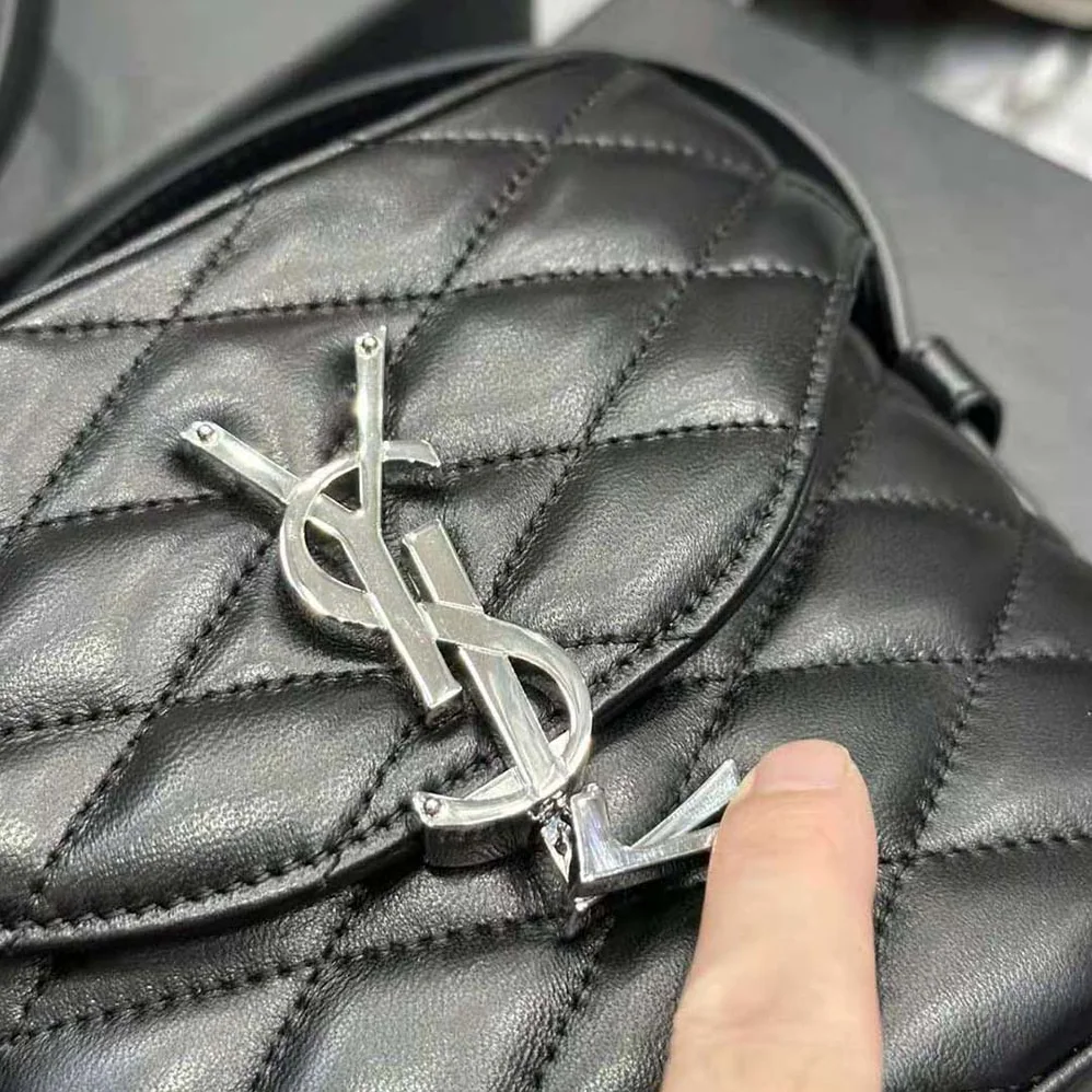 Saint Laurent YSL June Box Bag in Quilted Lambskin for Women Saint Laurent YSL June Box Bag in Quilted Lambskin for Women