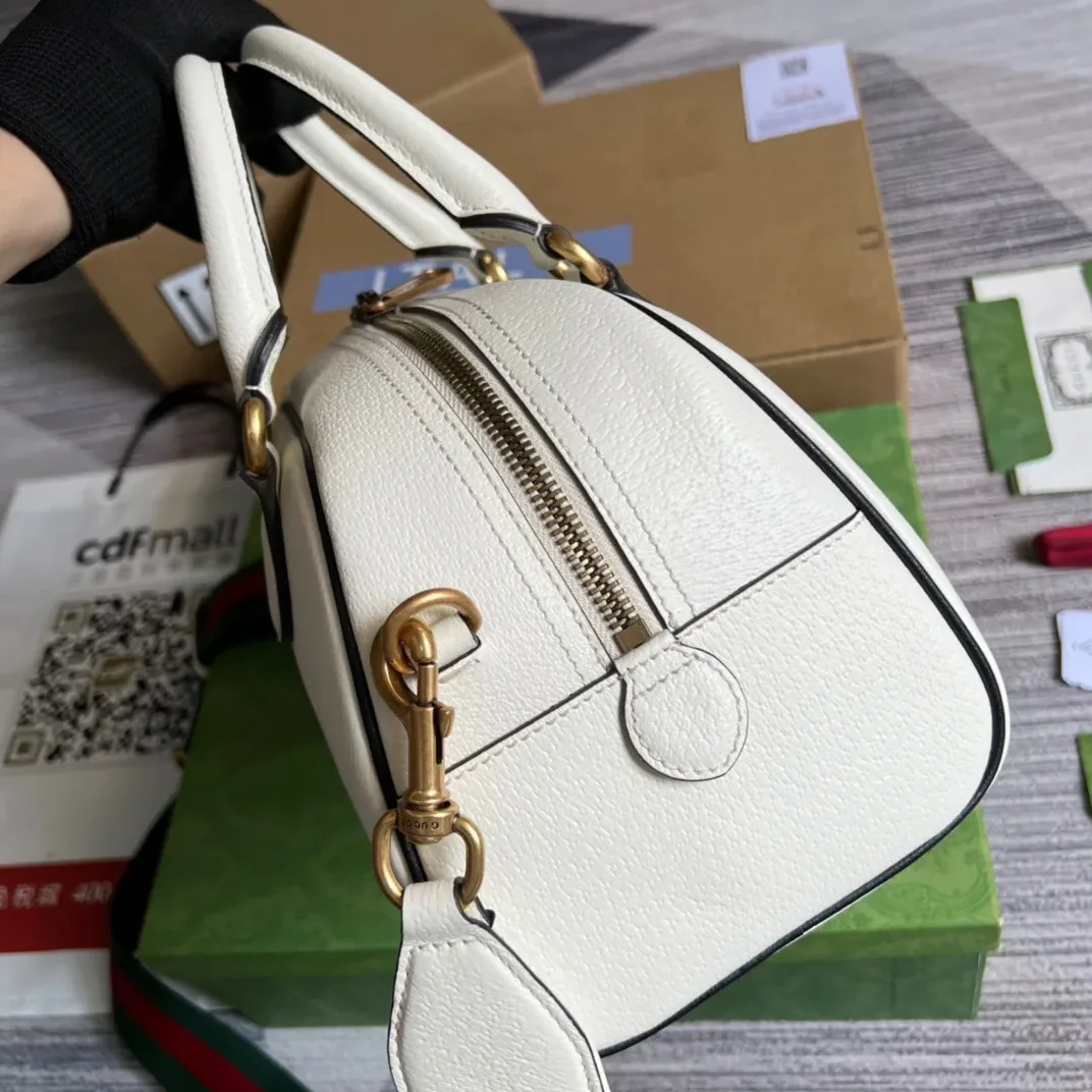 Gucci x Adidas Mini Duffle Bag White Gucci x Adidas Mini Duffle Bag White
