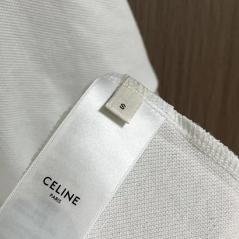 Celine Classic Polo Shirt in Cotton Piqué-White 2X75H626U.01OB for Men