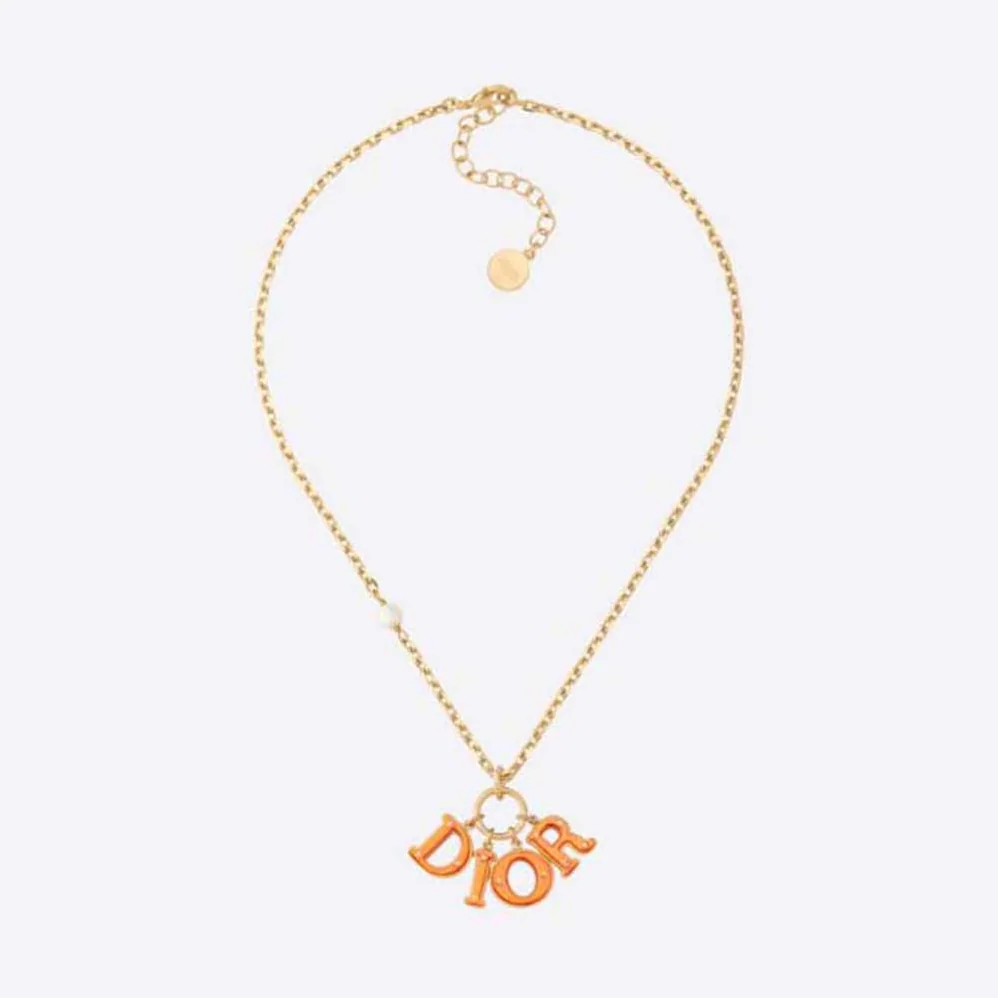 Dior Dio(r)evolution Necklace Gold for Women in Finish Metal