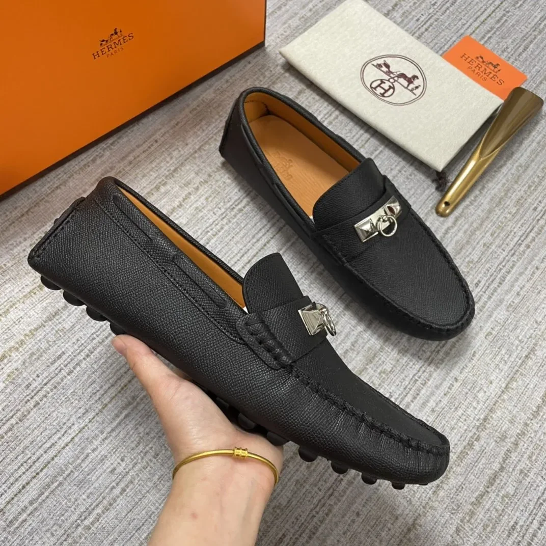 Hermes Irving Loafer Black Hermes Irving Loafer Black