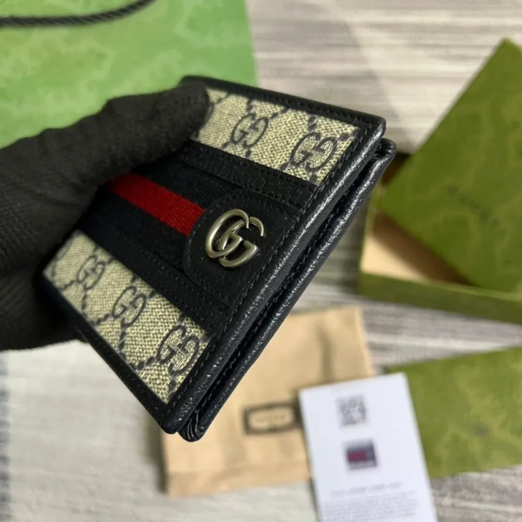 Gucci Ophidia GG Wallet Beige and Blue /