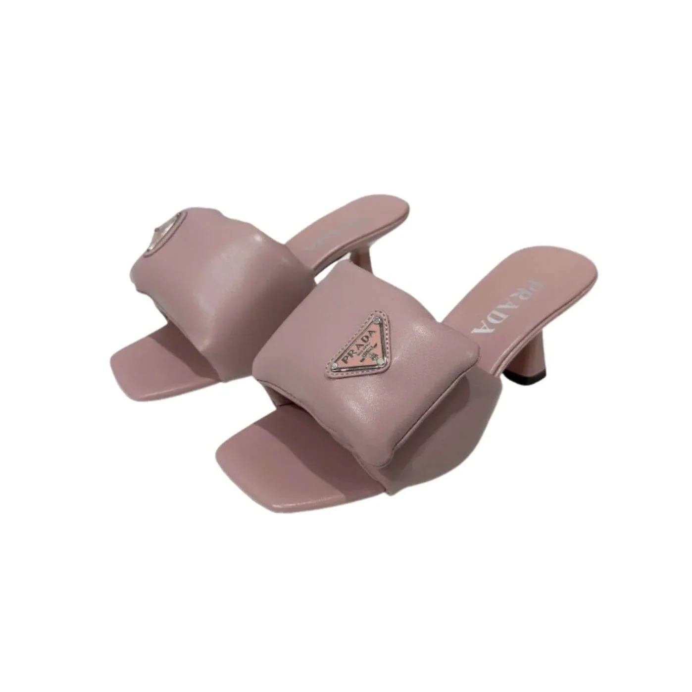 Prada Soft Padded Nappa Sandals Pink Prada Soft Padded Nappa Sandals Pink