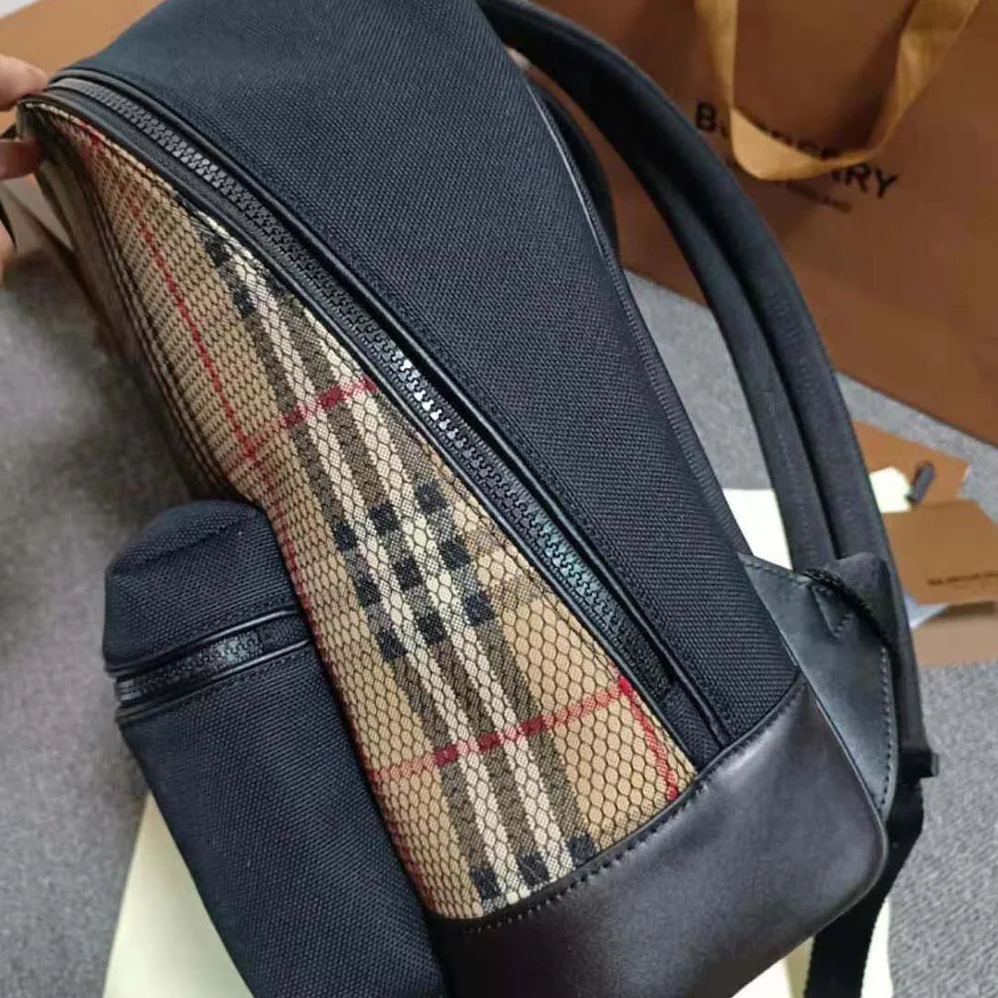Burberry Check and Mesh Backpack for Women