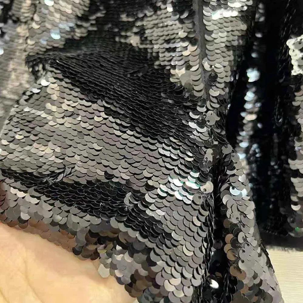 Prada Sparkling Sequin Chiffon Shorts with Sporty Allure for Women Prada Sparkling Sequin Chiffon Shorts with Sporty Allure for Women