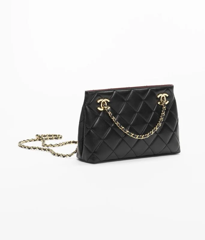 Chanel Small Tote Bag in Black
