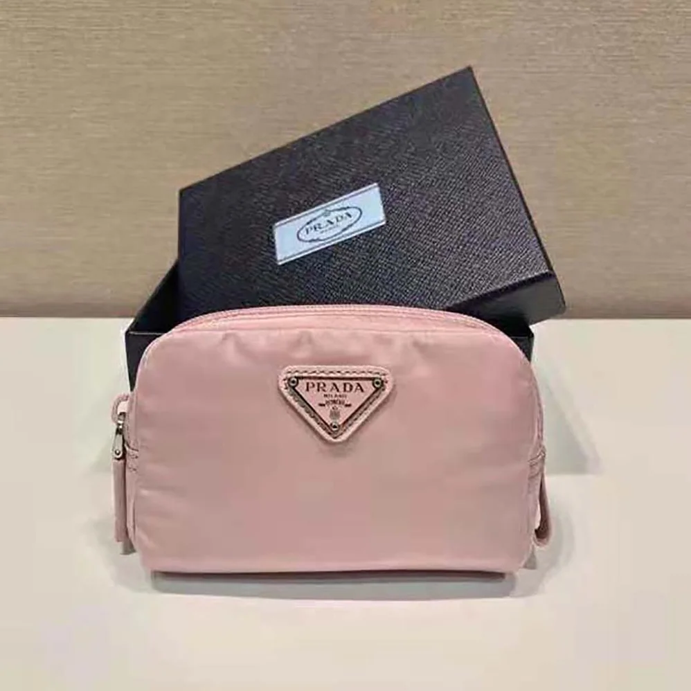 Prada Small Re-Nylon Wallet for Women in Pink Prada Small Re-Nylon Wallet for Women in Pink
