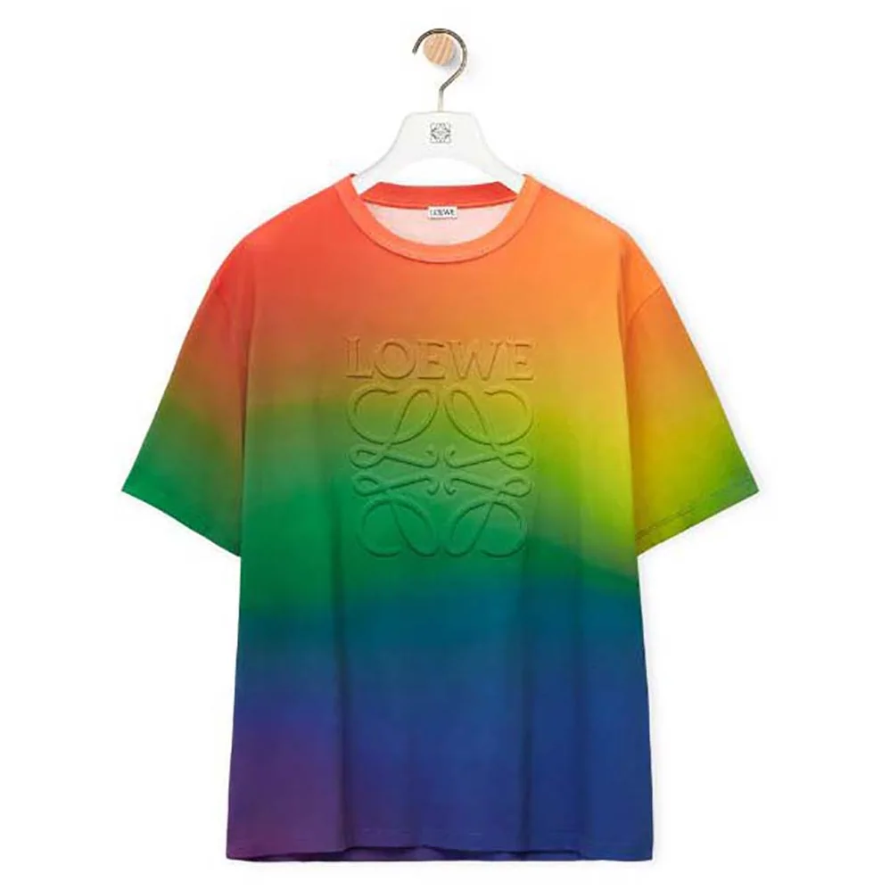 Loewe Rainbow Anagram T for Women in shirt in Cotton Loewe Rainbow Anagram T for Women in shirt in Cotton