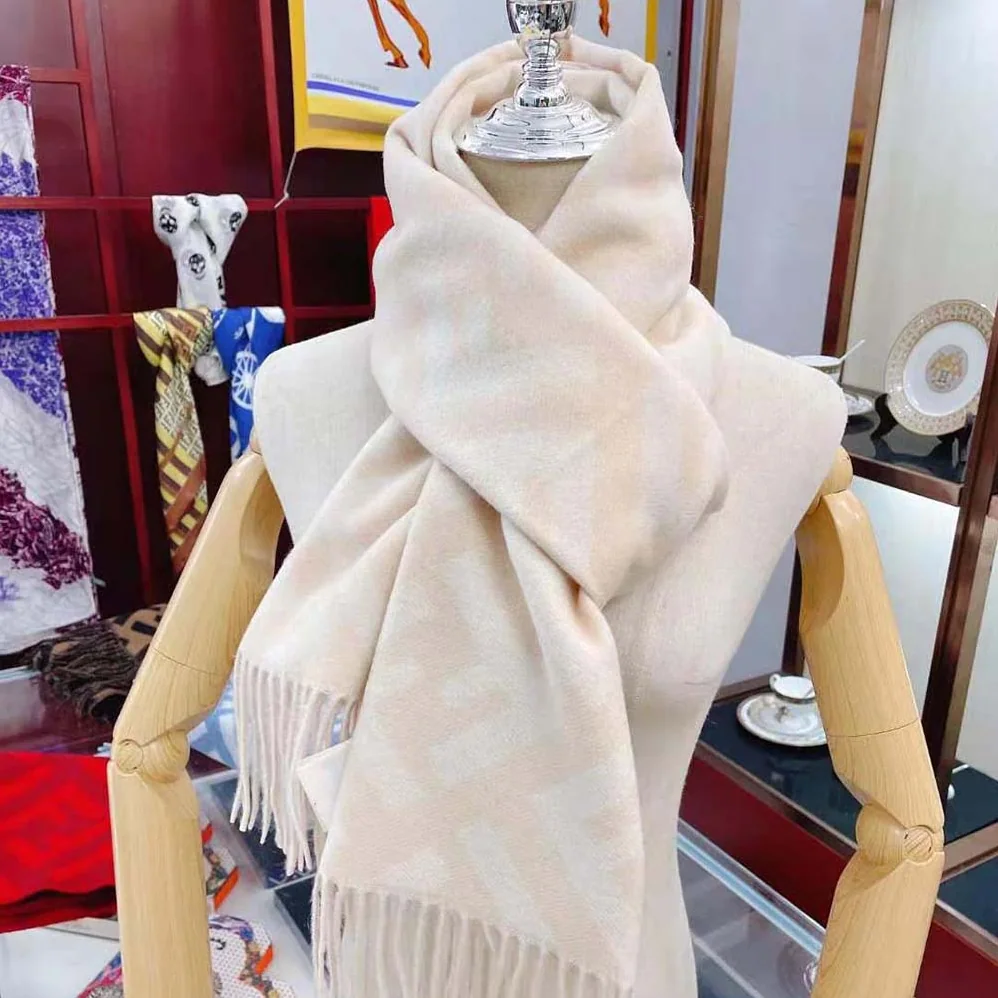 Fendi FF Scarf Pale Pink Cashmere Scarf for Women Fendi FF Scarf Pale Pink Cashmere Scarf for Women