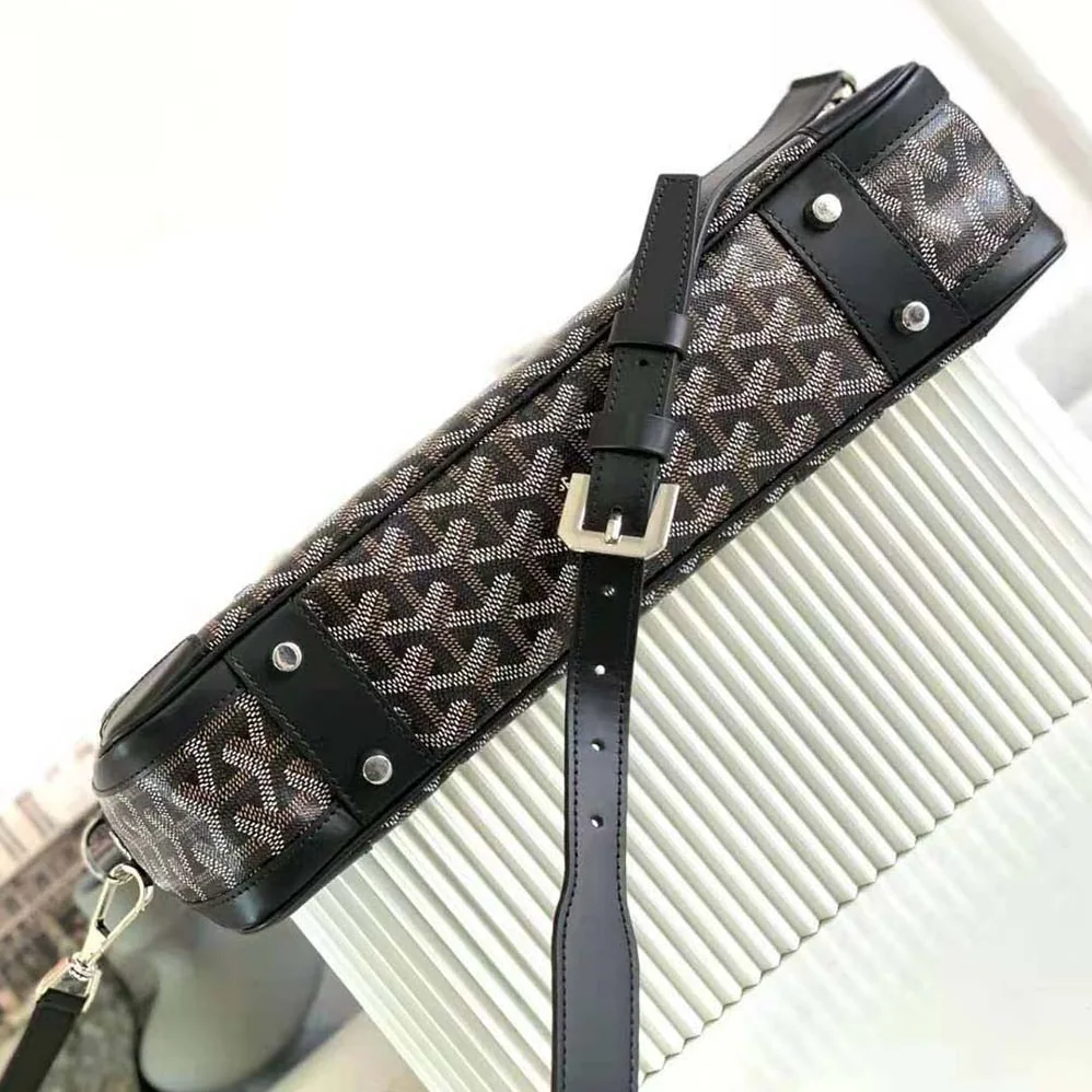 Goyard Ambassade MM Document Case for Women in Black