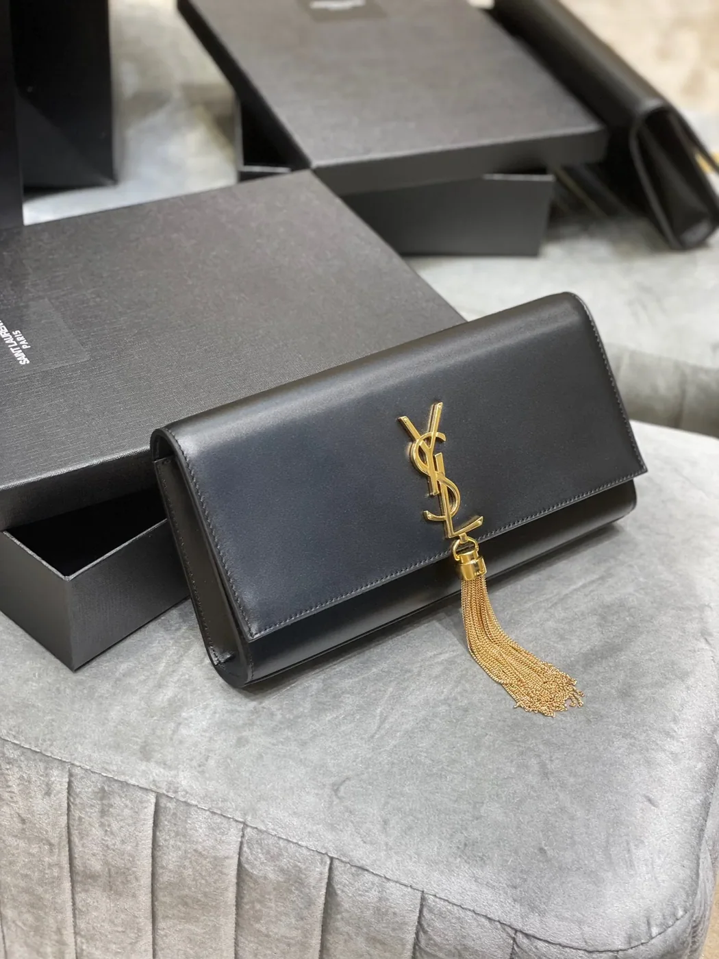 Saint Laurent Kate Chain Bag Brown / Saint Laurent Kate Chain Bag Brown /