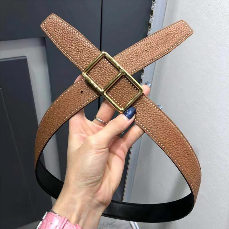 Hermes Officier Belt Buckle & Reversible Leather Strap 38 mm for Men in Brown Hermes Officier Belt Buckle & Reversible Leather Strap 38 mm for Men in Brown