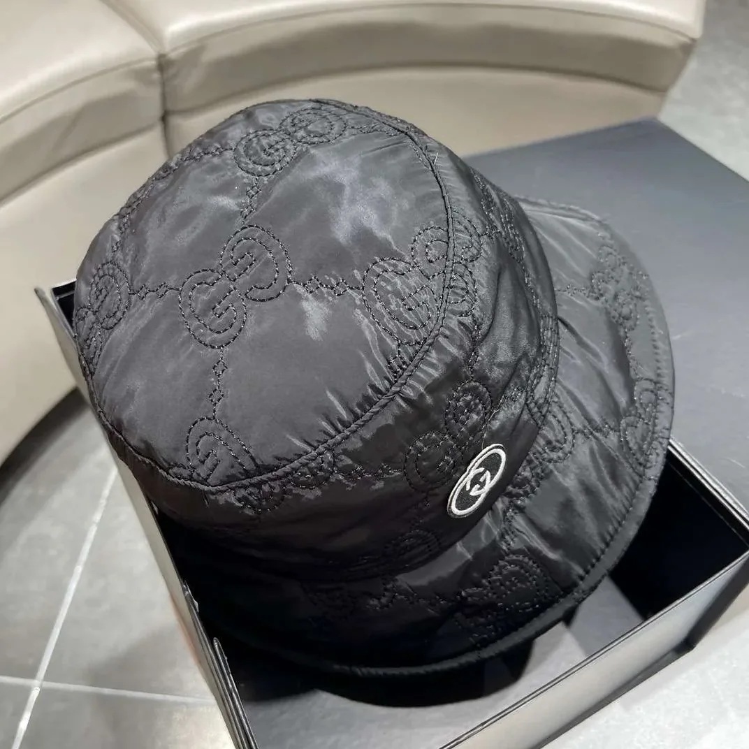 Gucci Quilted Bucket Hat Black Gucci Quilted Bucket Hat Black