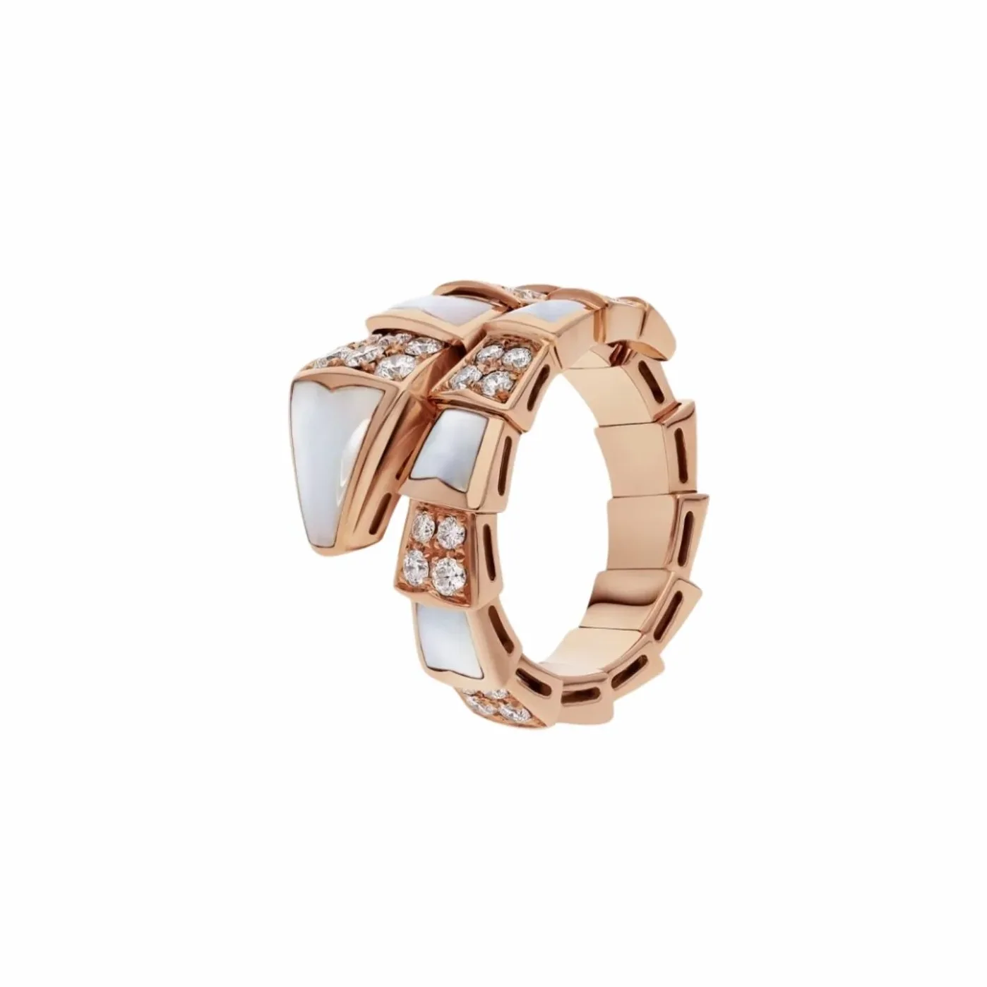 Bvlgari Serpenti Viper Ring Rose Gold Bvlgari Serpenti Viper Ring Rose Gold