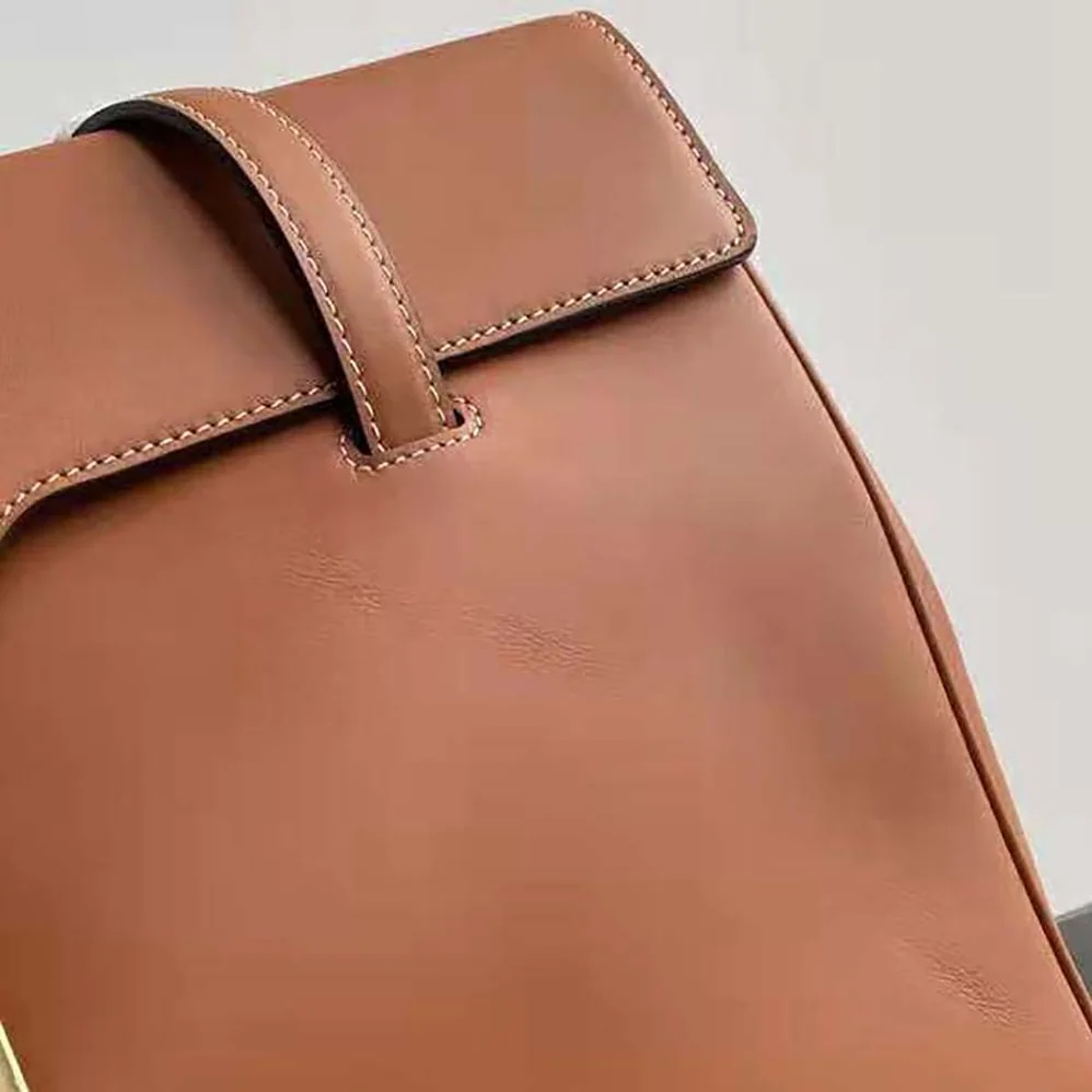 Celine Large Soft 16 Bag in Smooth Calfskin for Women in Brown
