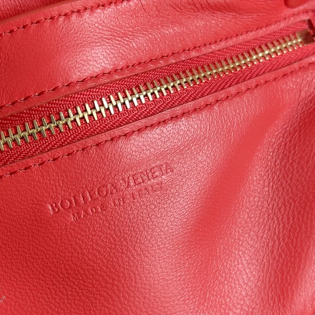 Bottega Veneta Small Padded Cassette Red