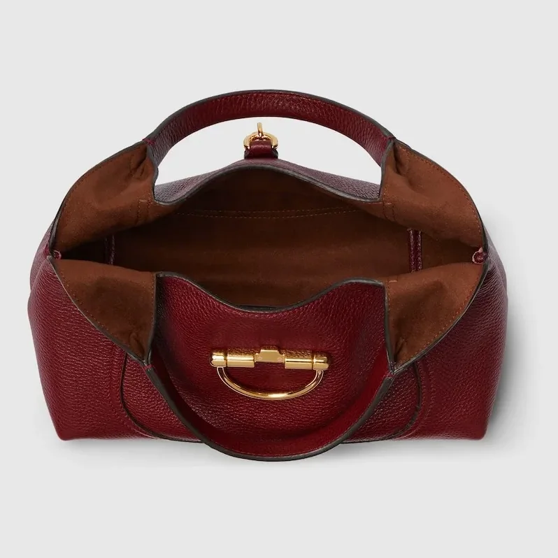 Gucci Softbit Medium Top Handle Bag Rosso Ancora Red /