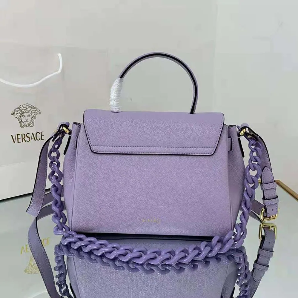 Versace La Medusa Medium Handbag Crafted From Premium leather for Women Versace La Medusa Medium Handbag Crafted From Premium leather for Women