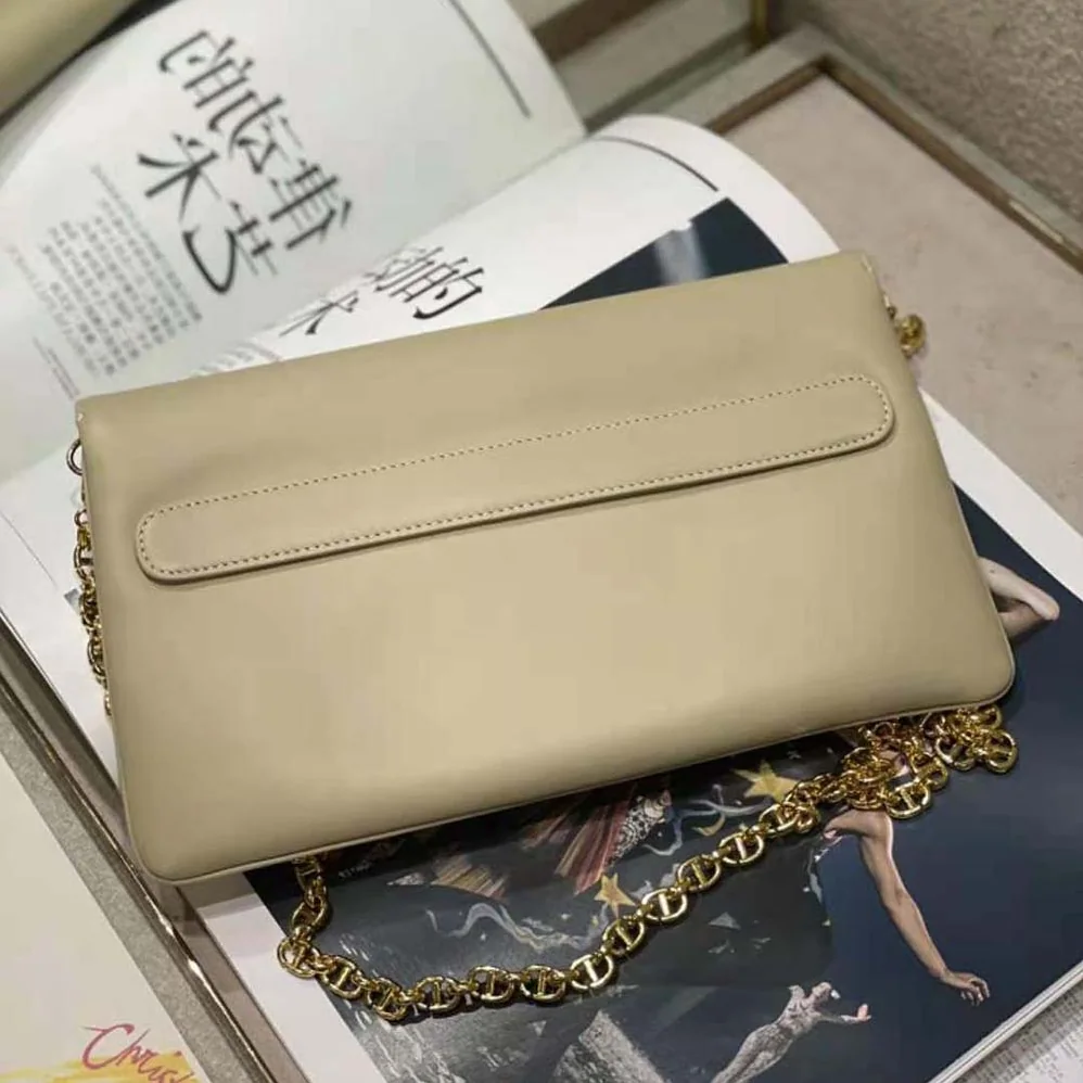 Dior Medium Diordouble Bag Smooth Calfskin for Women in Beige