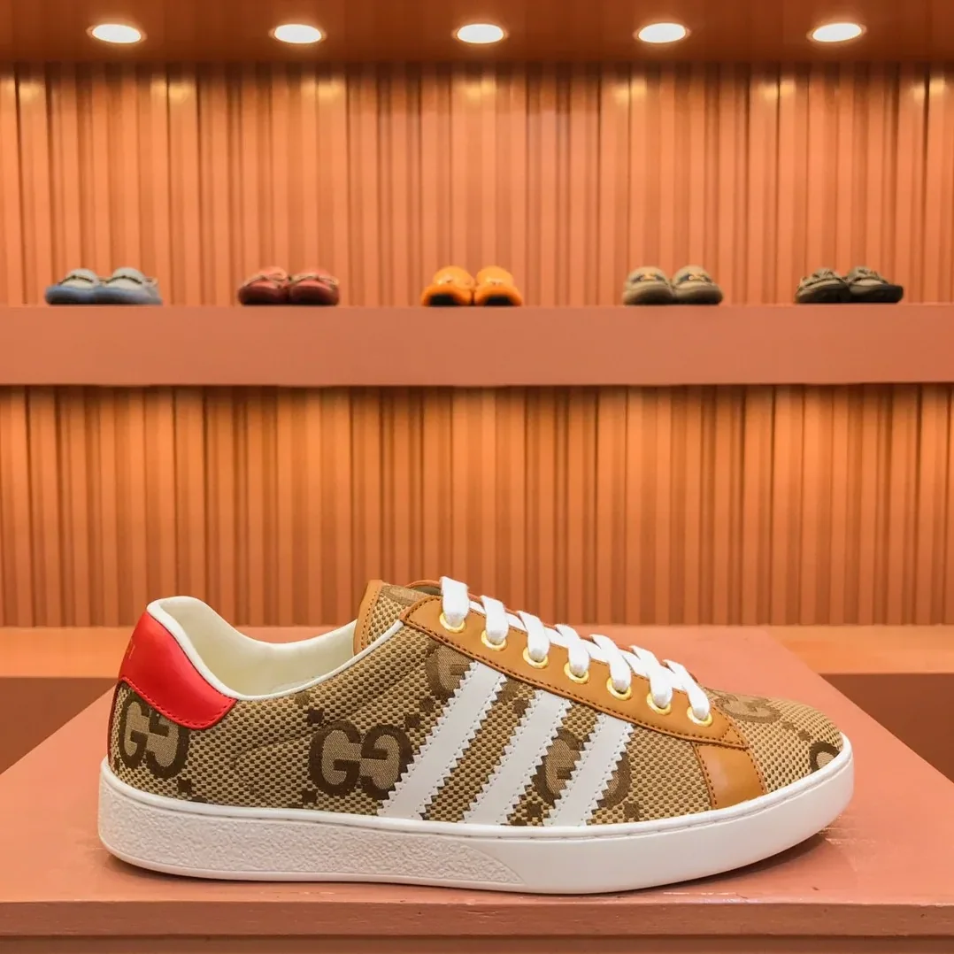 Gucci x Adidas With GG Sneaker Brown for Men Gucci x Adidas With GG Sneaker Brown for Men