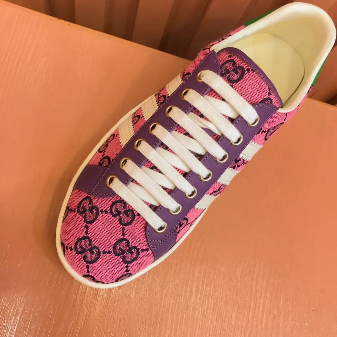 Gucci x Adidas With GG Sneakers Pink for Men Gucci x Adidas With GG Sneakers Pink for Men
