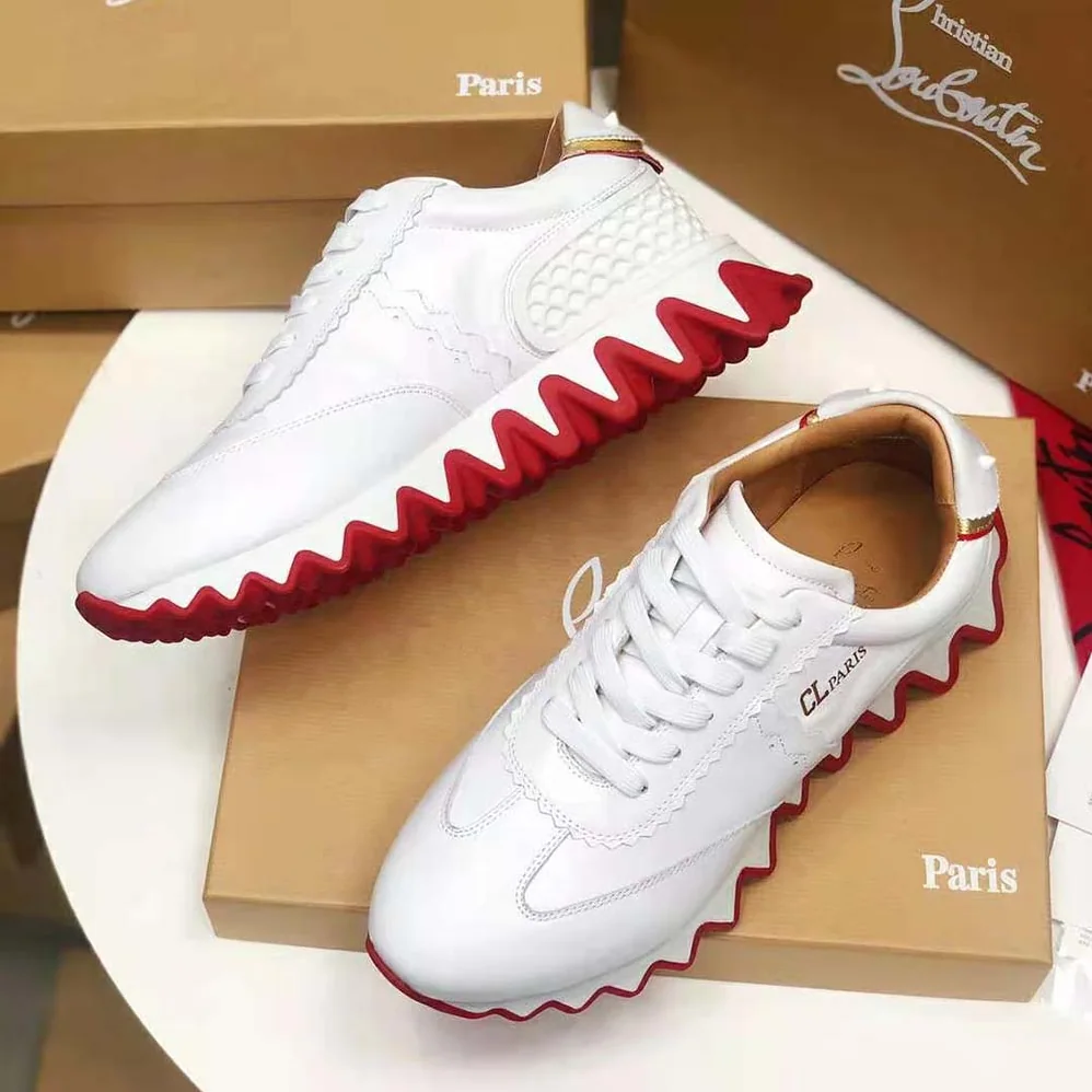 Christian Louboutin Loubishark Woman Flat for Women in White