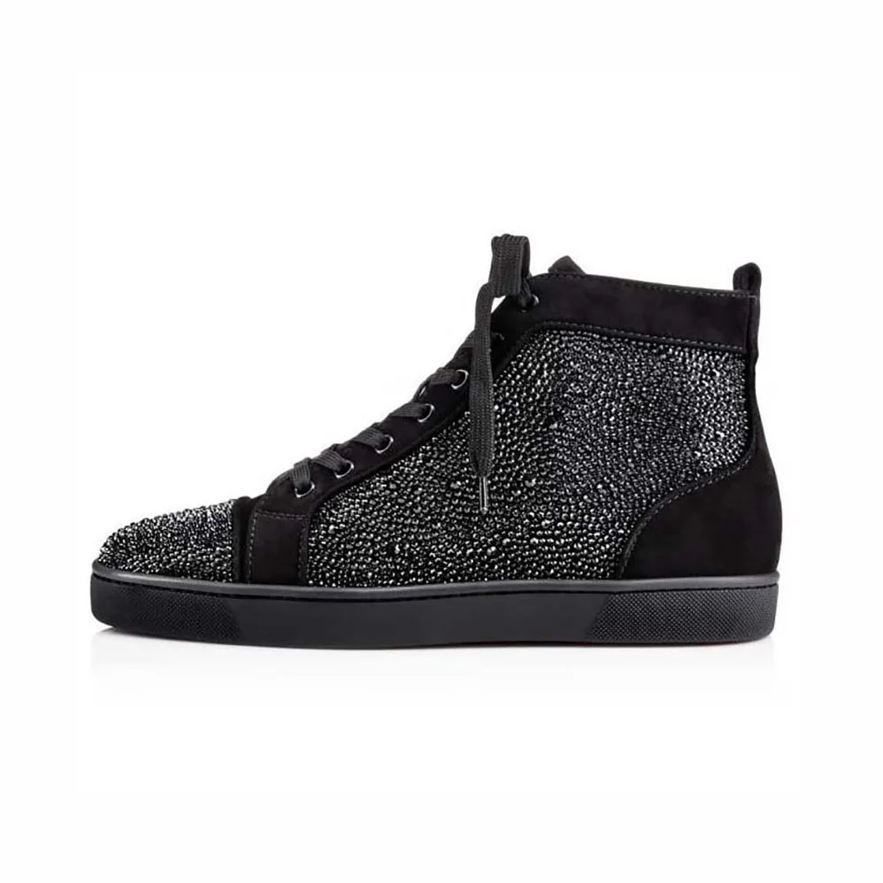 Christian Louboutin Louis Strass for Men in Black