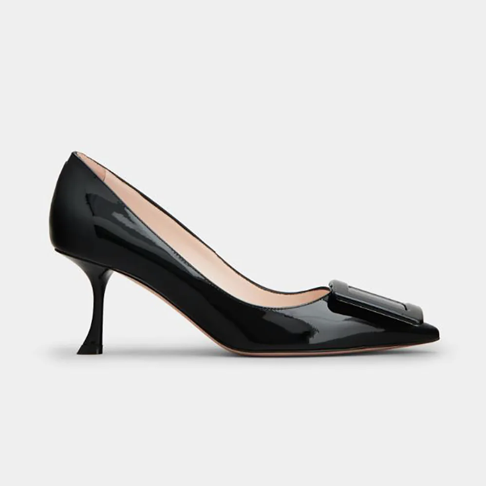 Roger Vivier Viv' In The City Pumps in Patent Leather for Women in Black