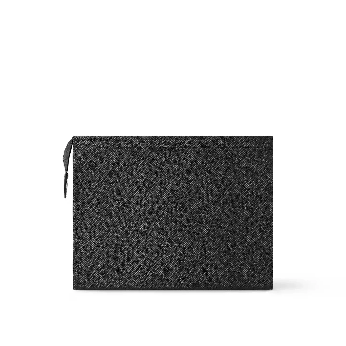 Louis Vuitton Pochette Voyage Pouch in Black Silver Hardware Louis Vuitton Pochette Voyage Pouch in Black Silver Hardware