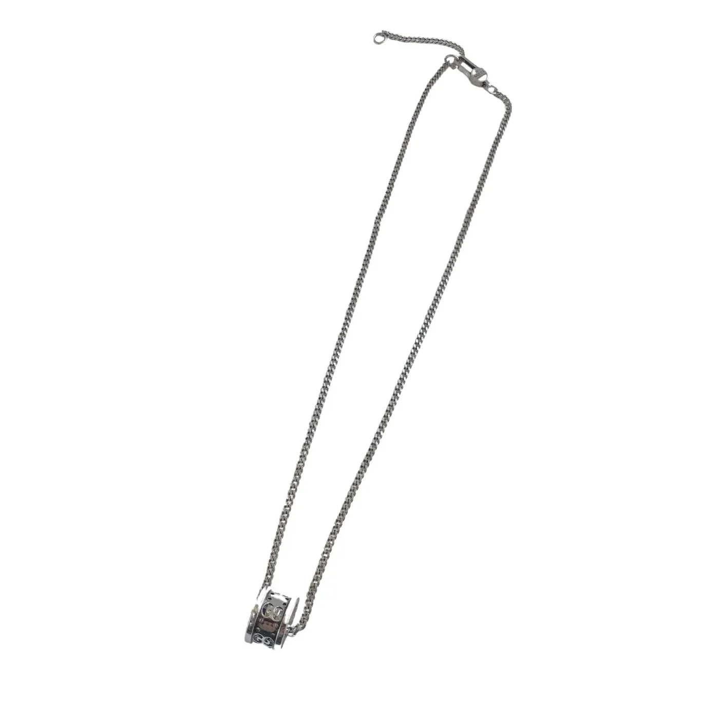 Gucci Hollow Waist Necklace Silver