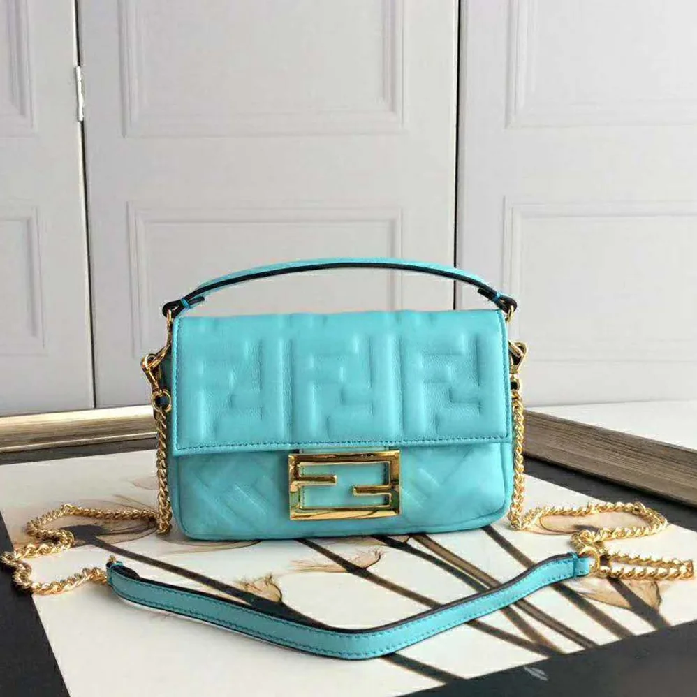 Fendi Iconic Baguette Leather Bag in Mini Size for Women Fendi Iconic Baguette Leather Bag in Mini Size for Women