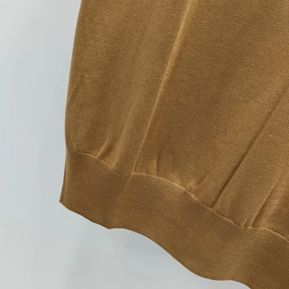 Prada Sleeveless Silk Polo Shirt for Women