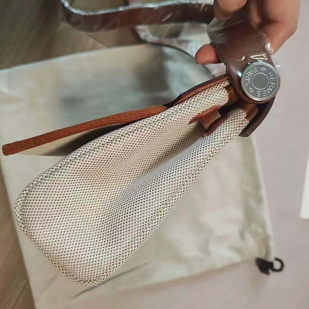 Hermes Herbag Zip 20 Bag for Women in Brown