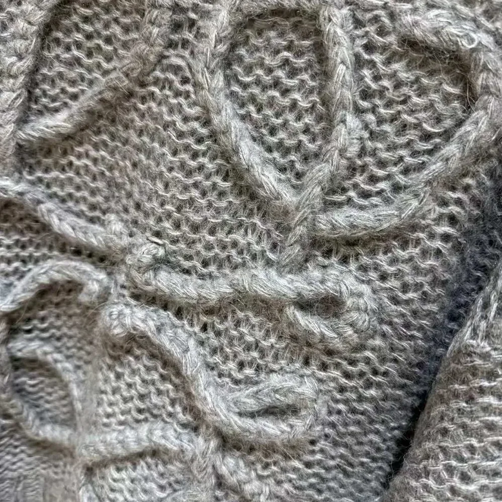 Loewe Anagram Sweater in Mohair for Women in Grey Loewe Anagram Sweater in Mohair for Women in Grey