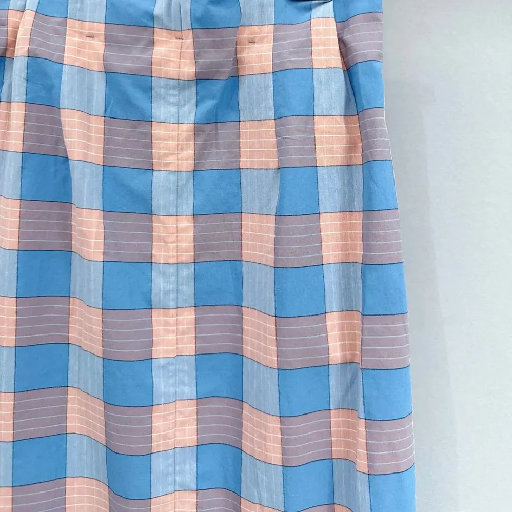 Prada Checked Poplin Midi for Women in skirt Prada Checked Poplin Midi for Women in skirt