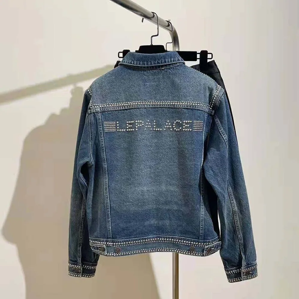 Celine Le Palace Trucker Jacket in Dark Union Wash for Men