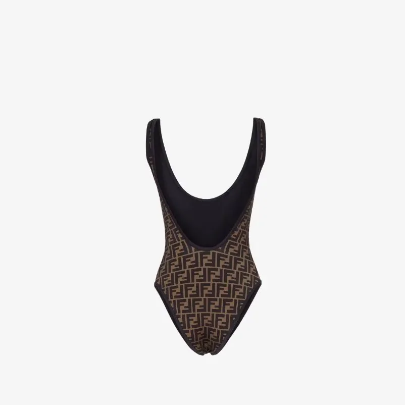 Fendi Reversible Swimsuit Brown FXB922ADHBF0GME Fendi Reversible Swimsuit Brown FXB922ADHBF0GME