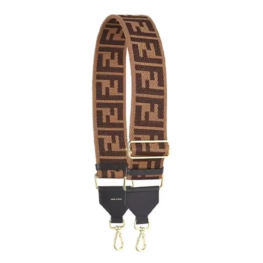Fendi Strap You Brown Canvas Shoulder Strap for Unisex Fendi Strap You Brown Canvas Shoulder Strap for Unisex