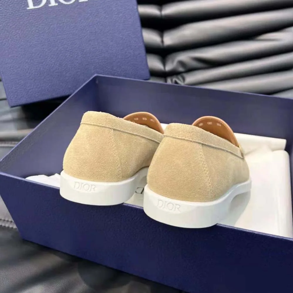 Dior Granville Loafer Beige Dior Oblique Suede and Jacquard for Men Dior Granville Loafer Beige Dior Oblique Suede and Jacquard for Men