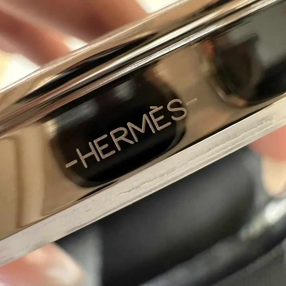 Hermes Constance 24 Bag Epsom Leather for Women in Black/Silver